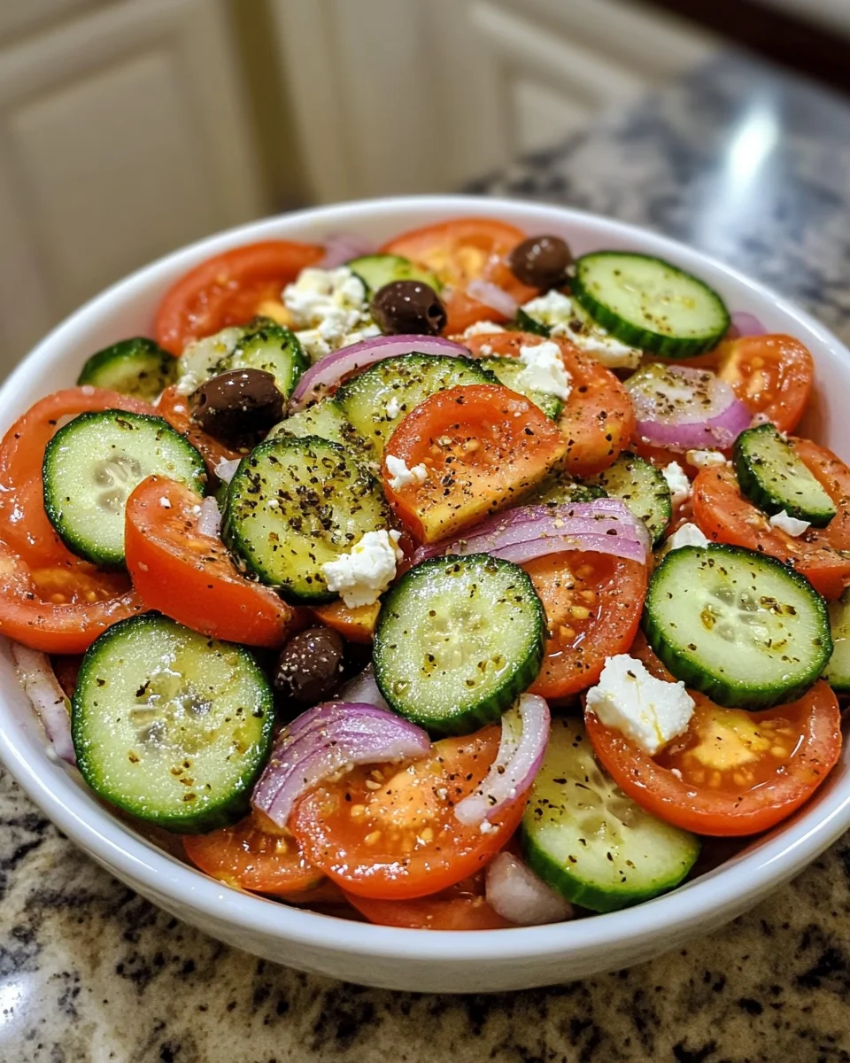 Greek Cucumber Salad