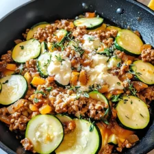Ground Turkey and Zucchini Skillet