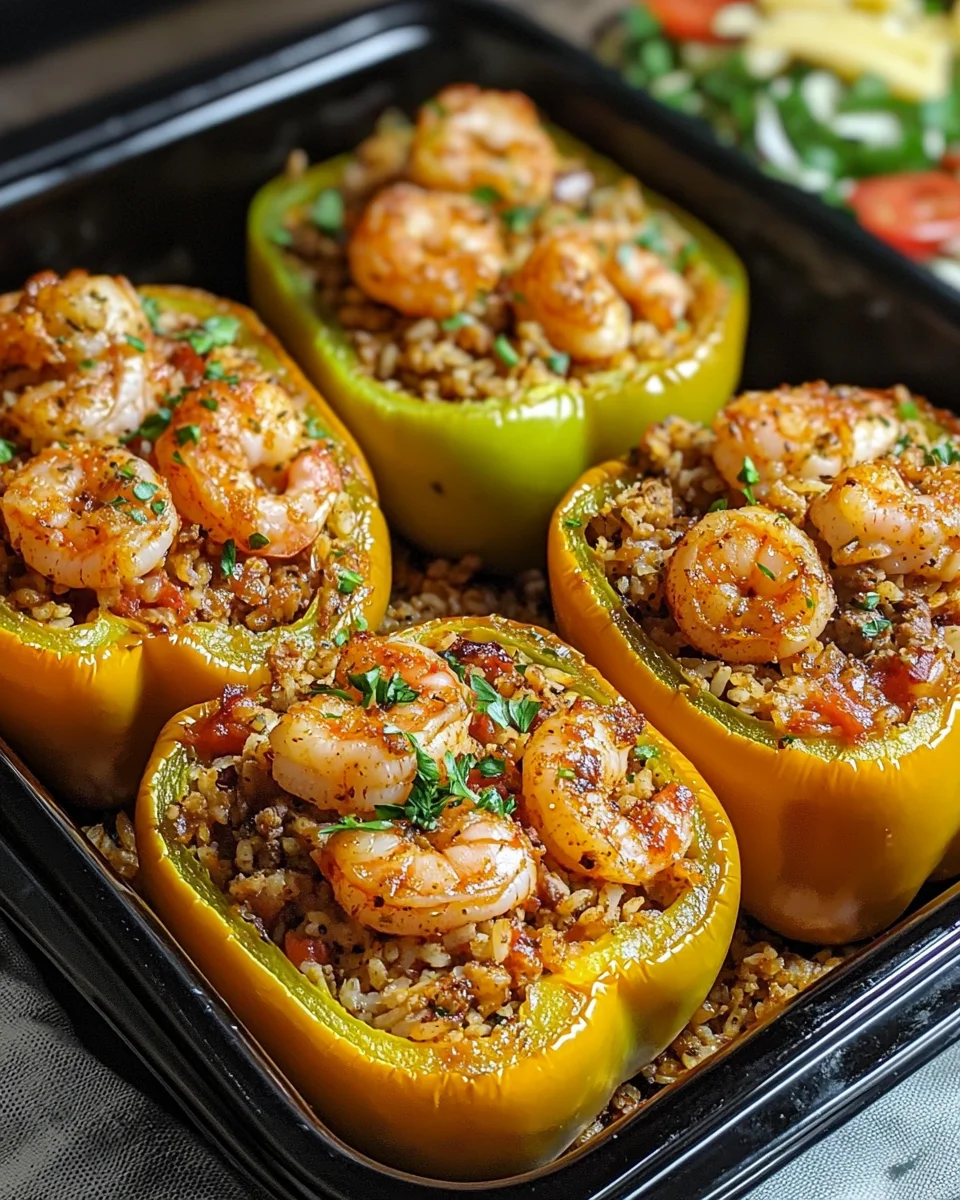Cajun-Style Stuffed Bell Peppers