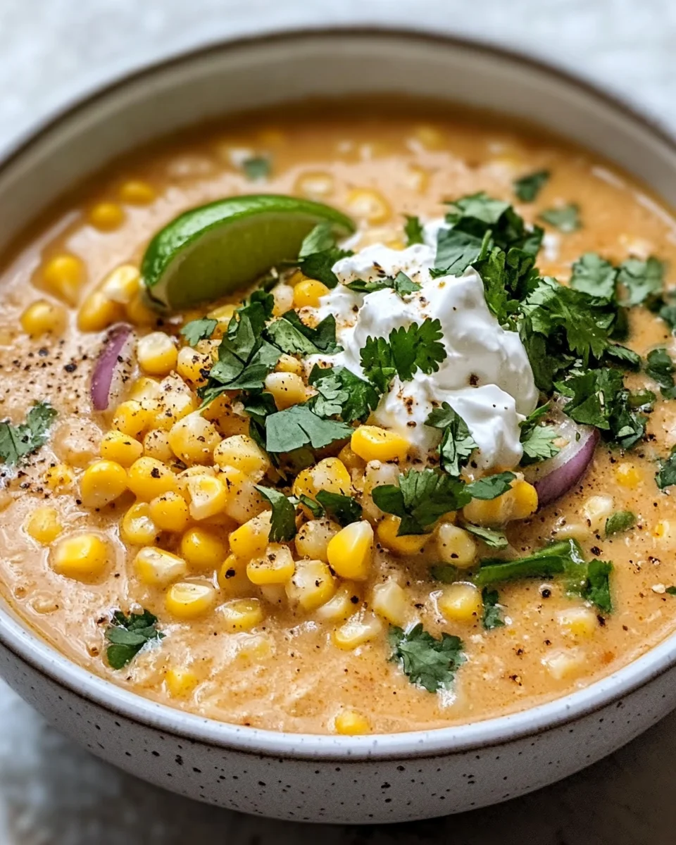 Mexican Street Corn Soup