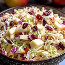 Cranberry Apple Coleslaw