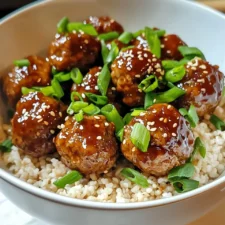 Asian Glazed Turkey Meatballs