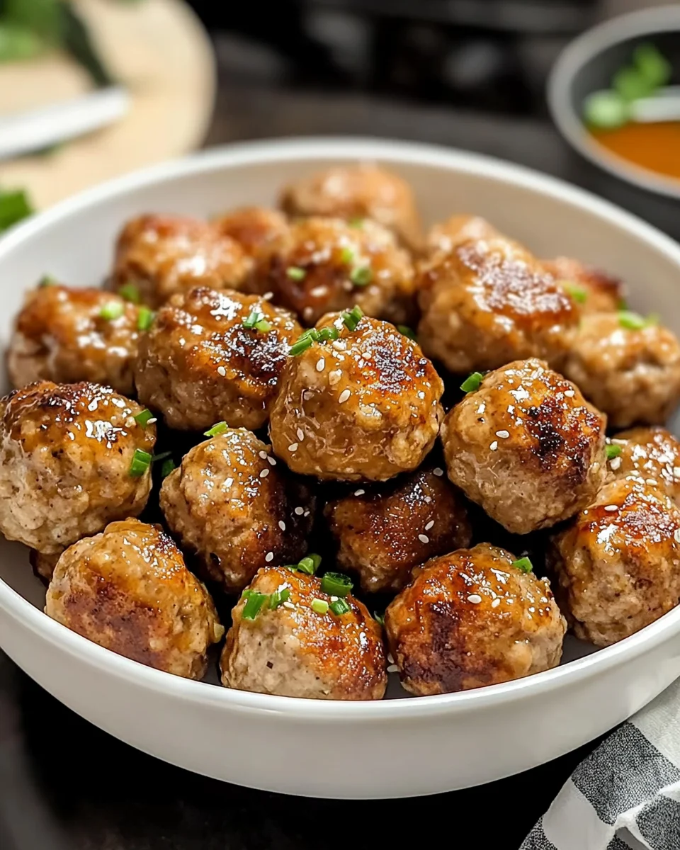 Honey Garlic Turkey Meatballs