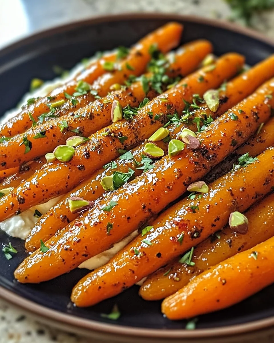 Roasted Carrots with Hot Honey