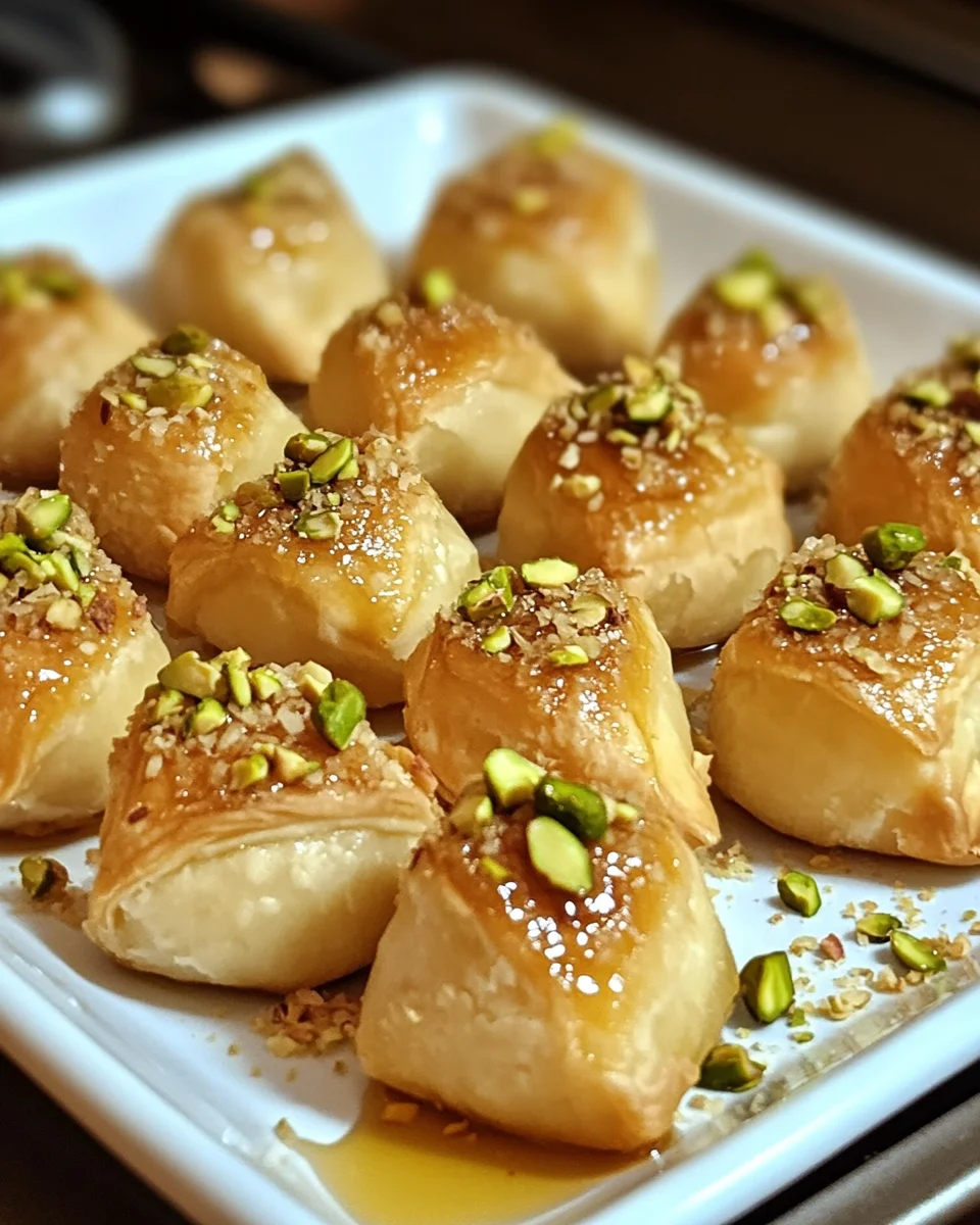 Ricotta Pistachio Honey Bites