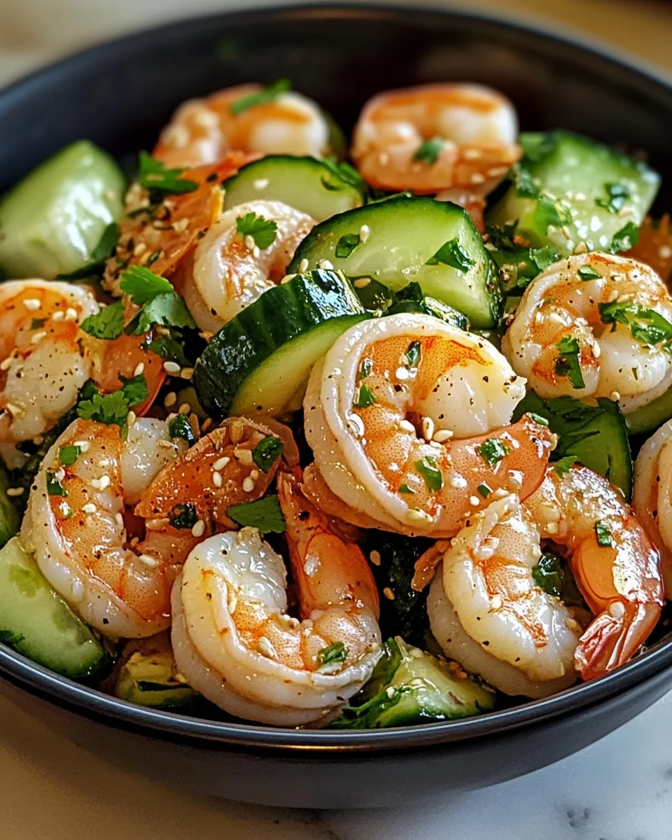 Shrimp and Cucumber Salad