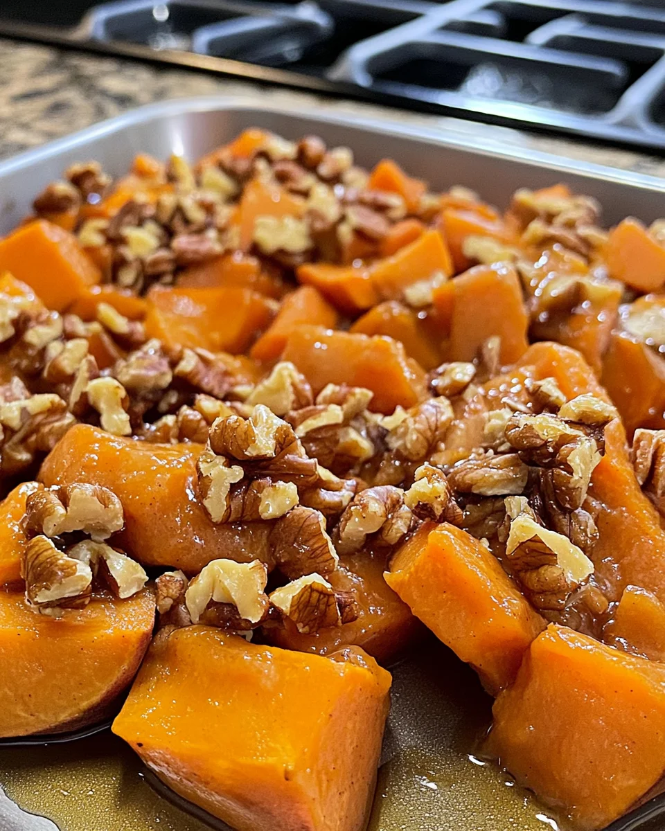 Maple Walnut Sweet Potatoes