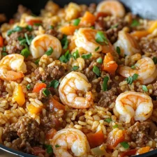 Shrimp Sausage Dirty Rice