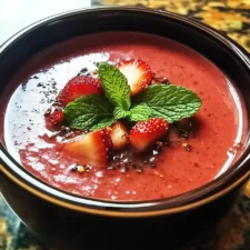 Braised Strawberries Soup