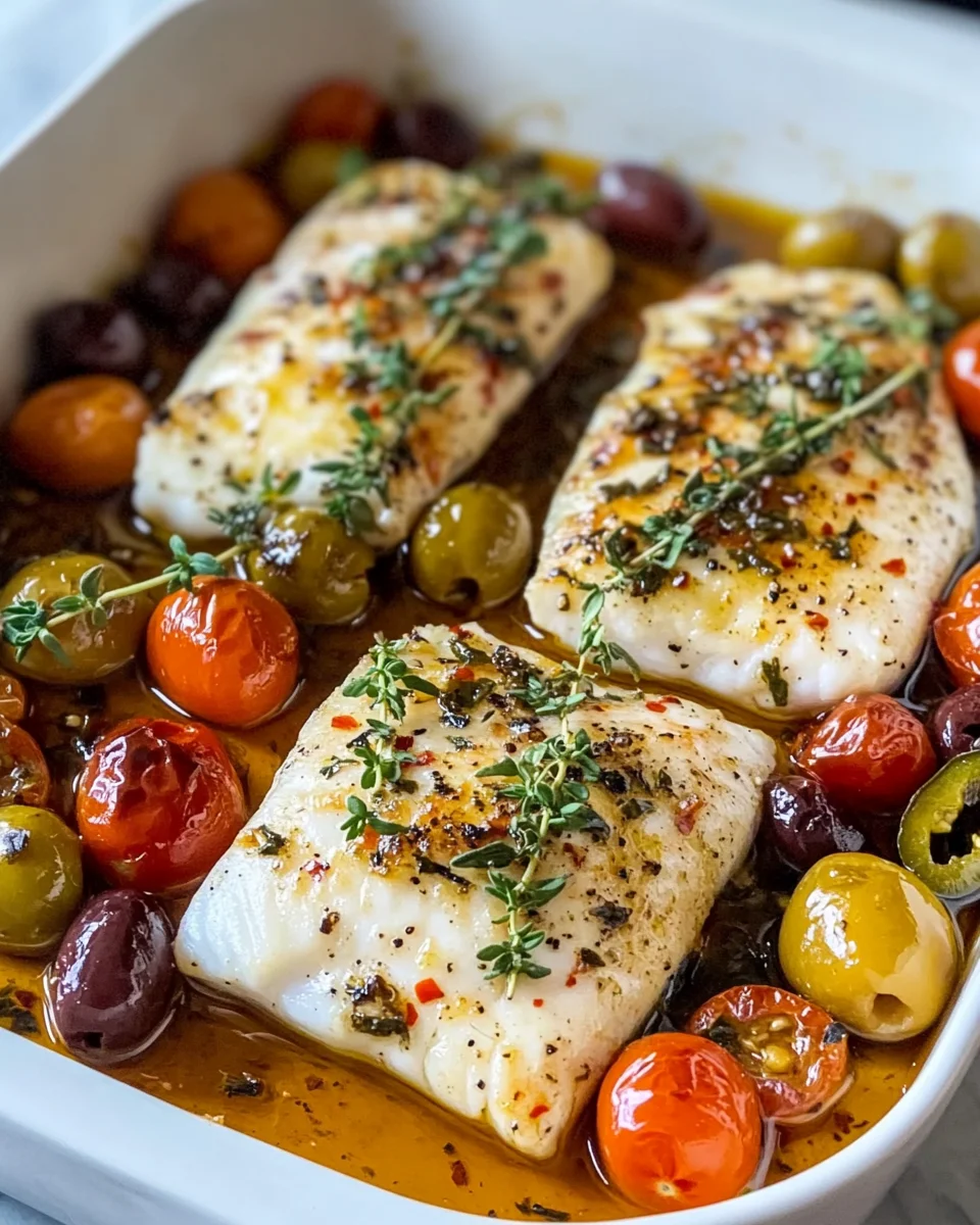 Mediterranean Baked Fish