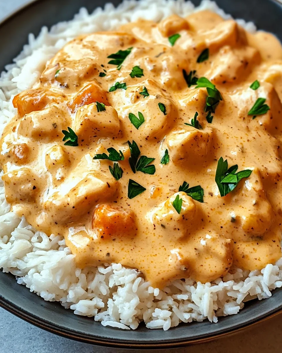 Creamy Smothered Chicken and Rice