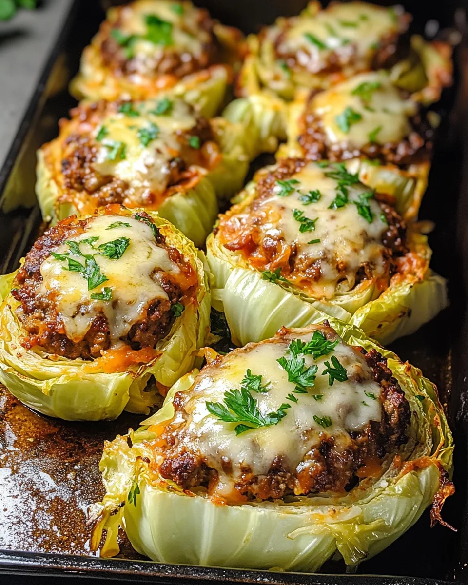 Oven-Baked Cabbage Burgers