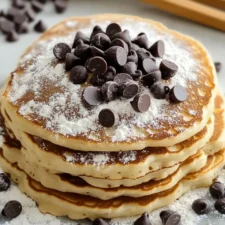 4 Ingredient Chocolate Chip Pancakes