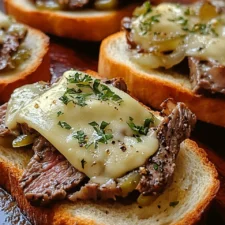 Steak and Cheese Garlic Toast