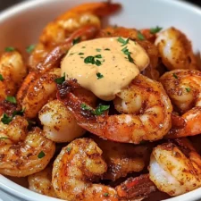 Crispy Cajun Shrimp with Creamy Sauce