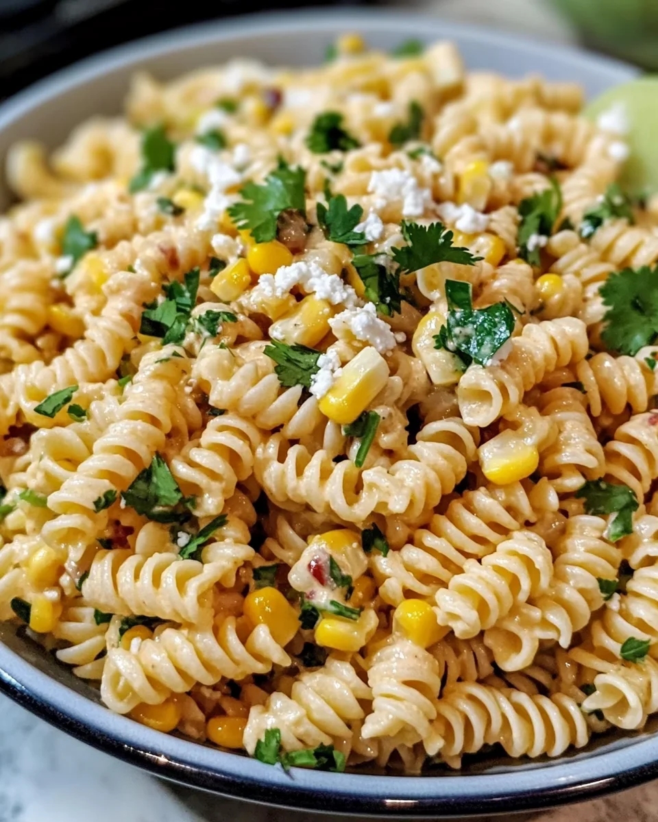 Mexican Street Corn Pasta Salad