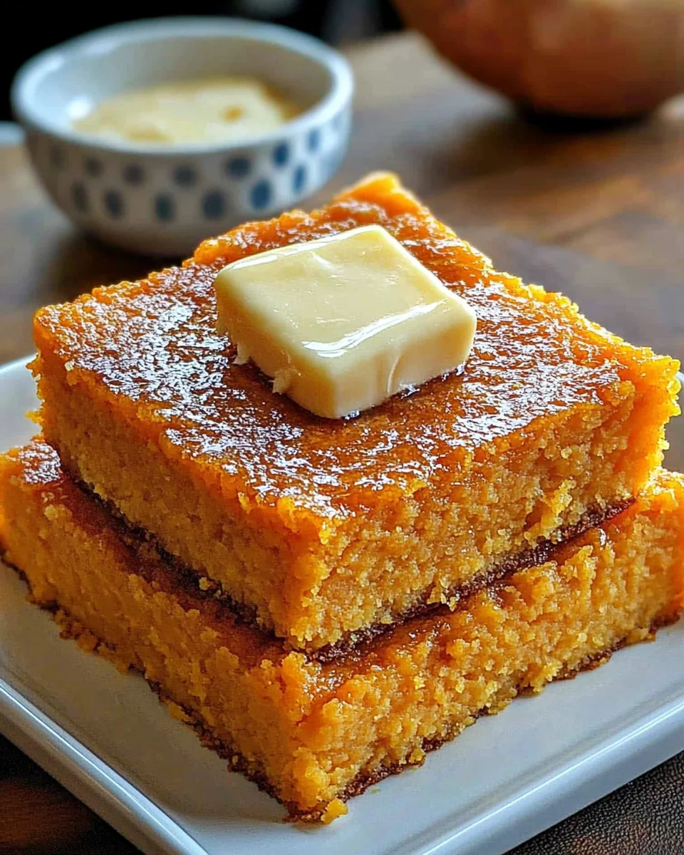 Honey Butter Sweet Potato Cornbread