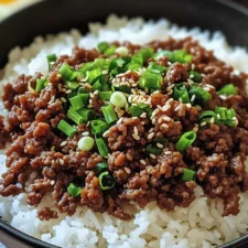 Korean Ground Beef Bowl