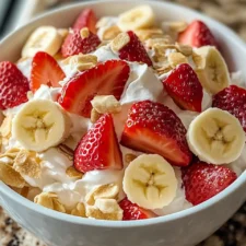 Strawberry Banana Cheesecake Salad