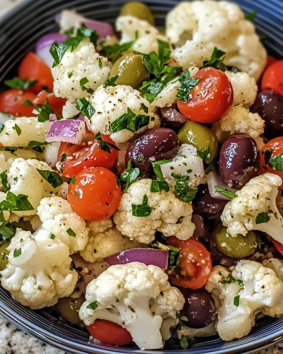 Sicilian Cauliflower Salad