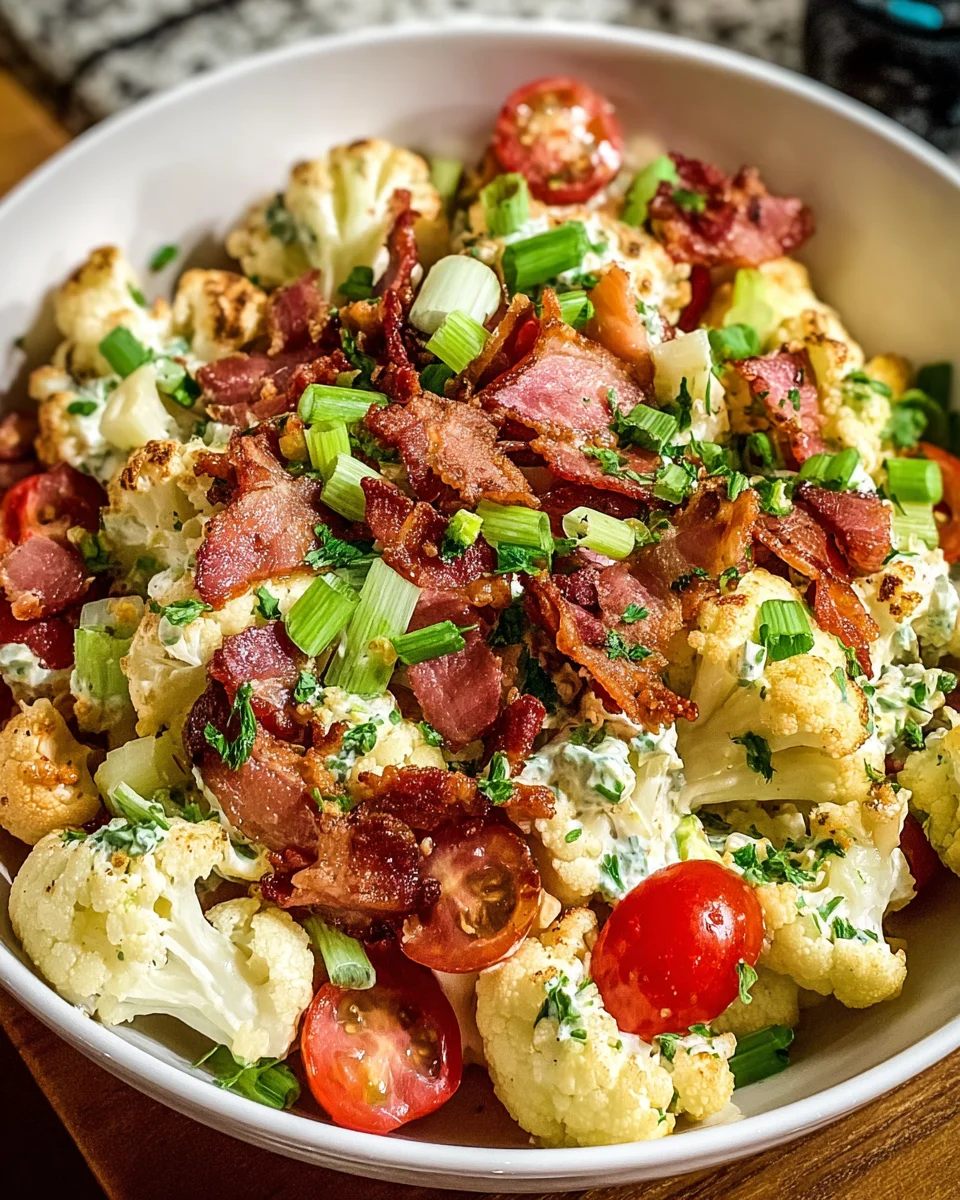 BLT Cauliflower Salad