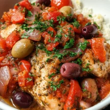Crockpot Mediterranean Chicken
