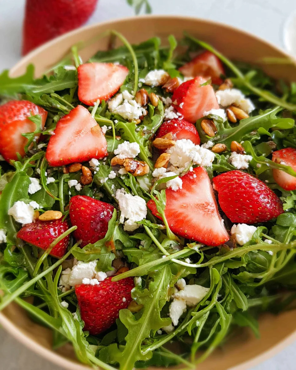 Strawberry Arugula Salad