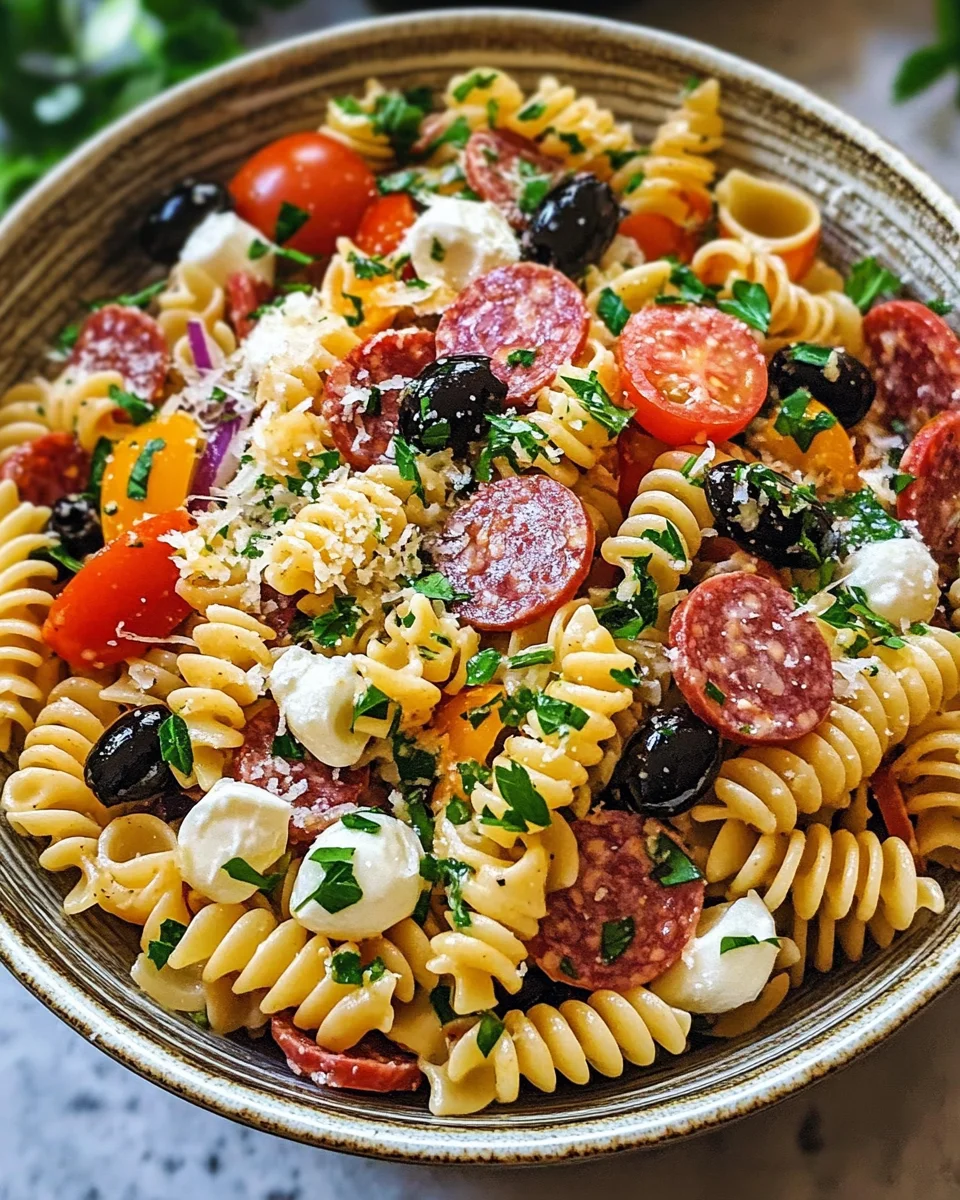 Zesty Italian Pasta Salad