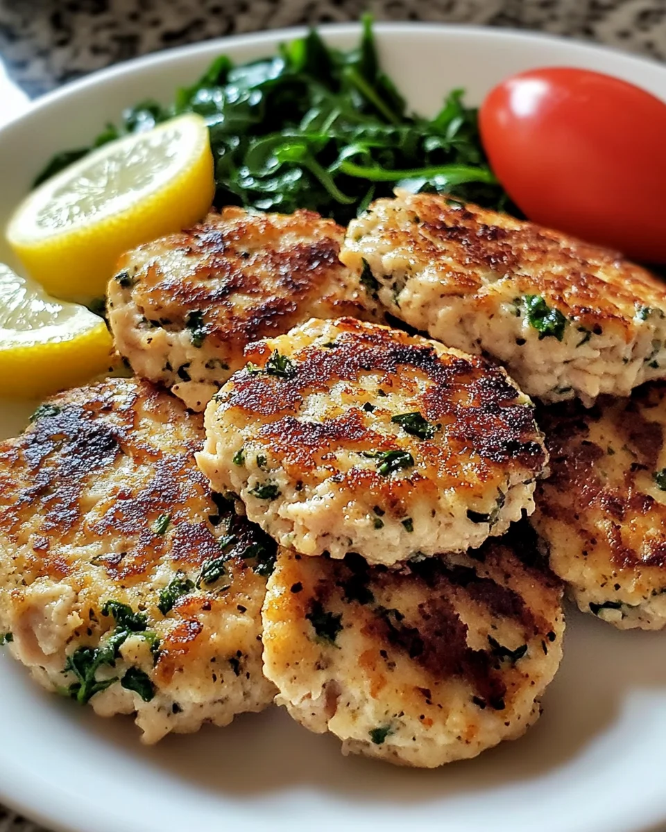 Mediterranean Chicken Patties