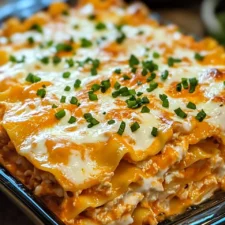 Buffalo Chicken Lasagna with a Ranch Twist