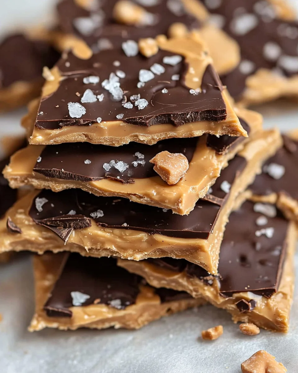Peanut Butter Chocolate Greek Yogurt Bark