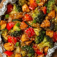 Teriyaki Chicken Foil Packet