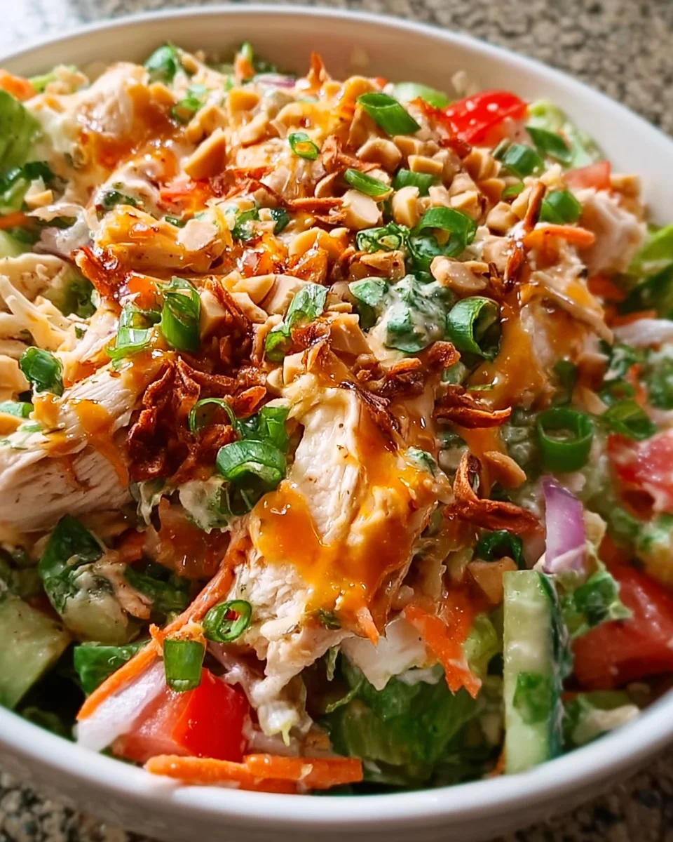 Crunchy Spicy Chicken Salad