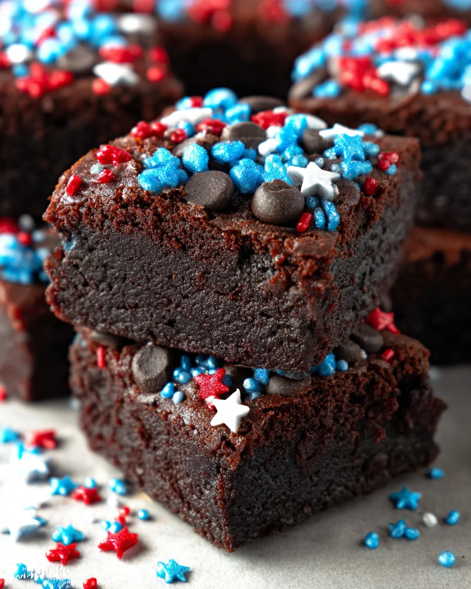4th of July Brownies
