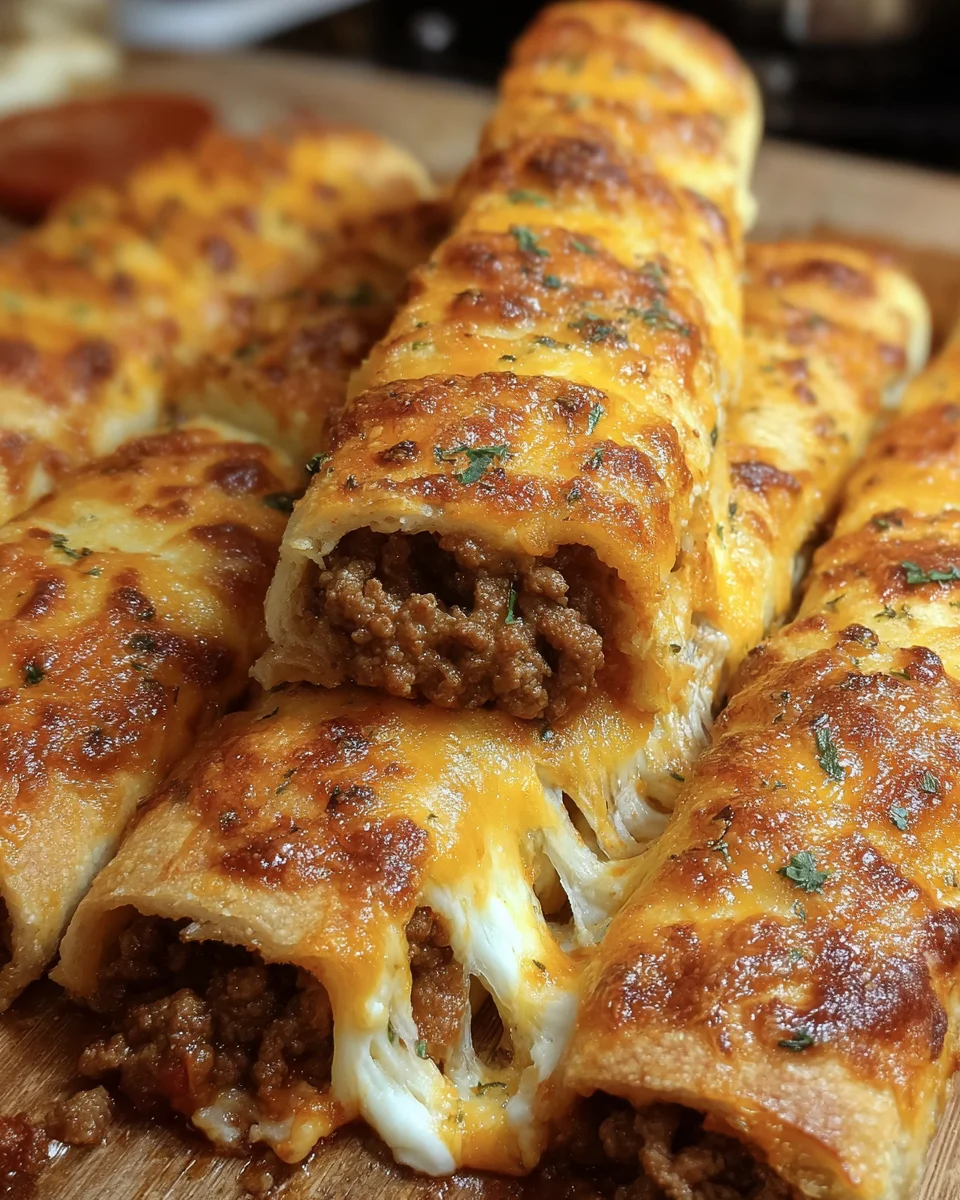 Cheesy Taco Breadsticks