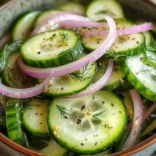 Pickled Cucumbers and Onions