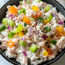 Tuna Salad Cottage Cheese Bowl