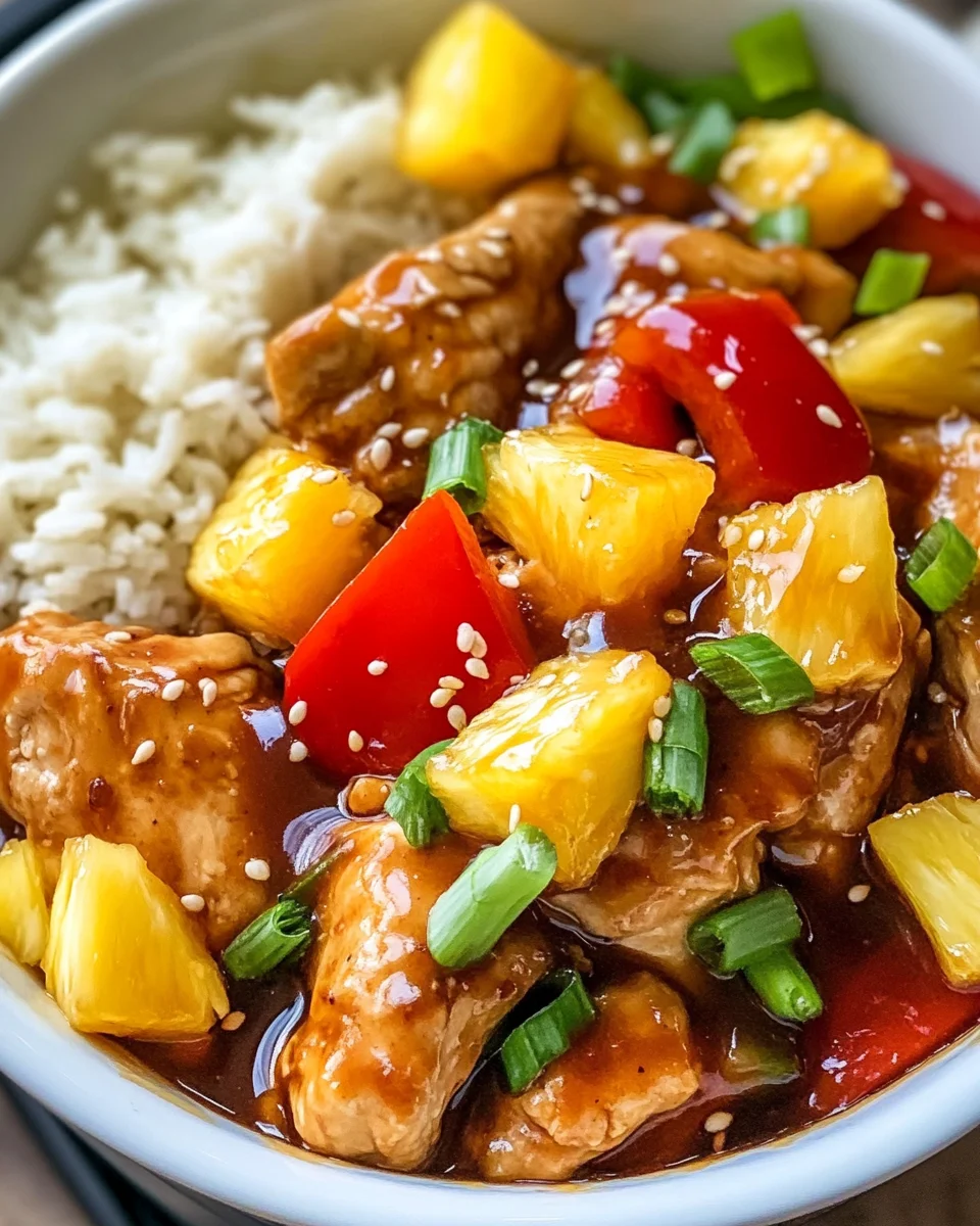 Crockpot Pineapple Chicken