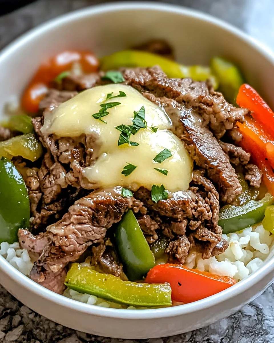 Philly Cheesesteak Bowls