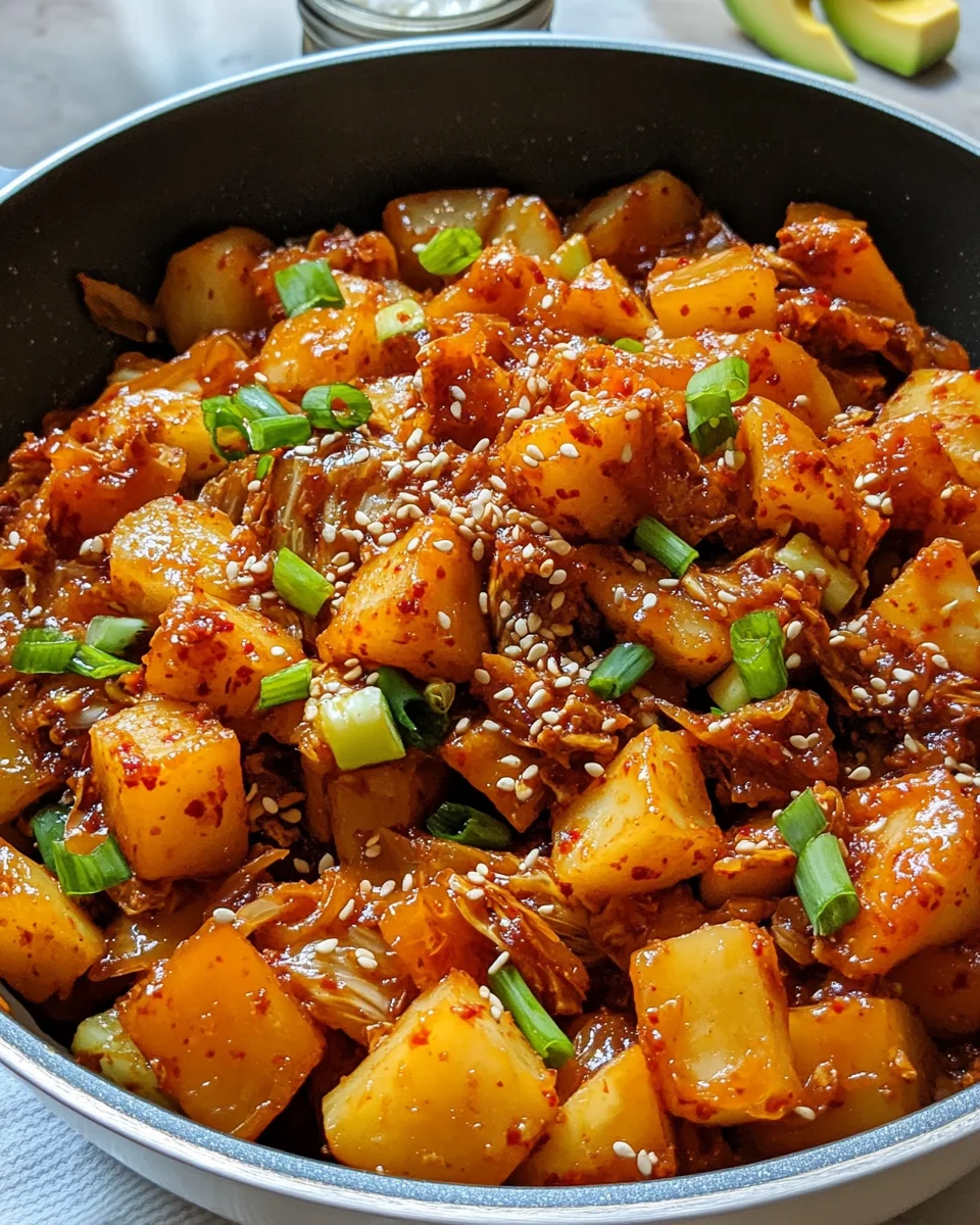 Kimchi Potatoes