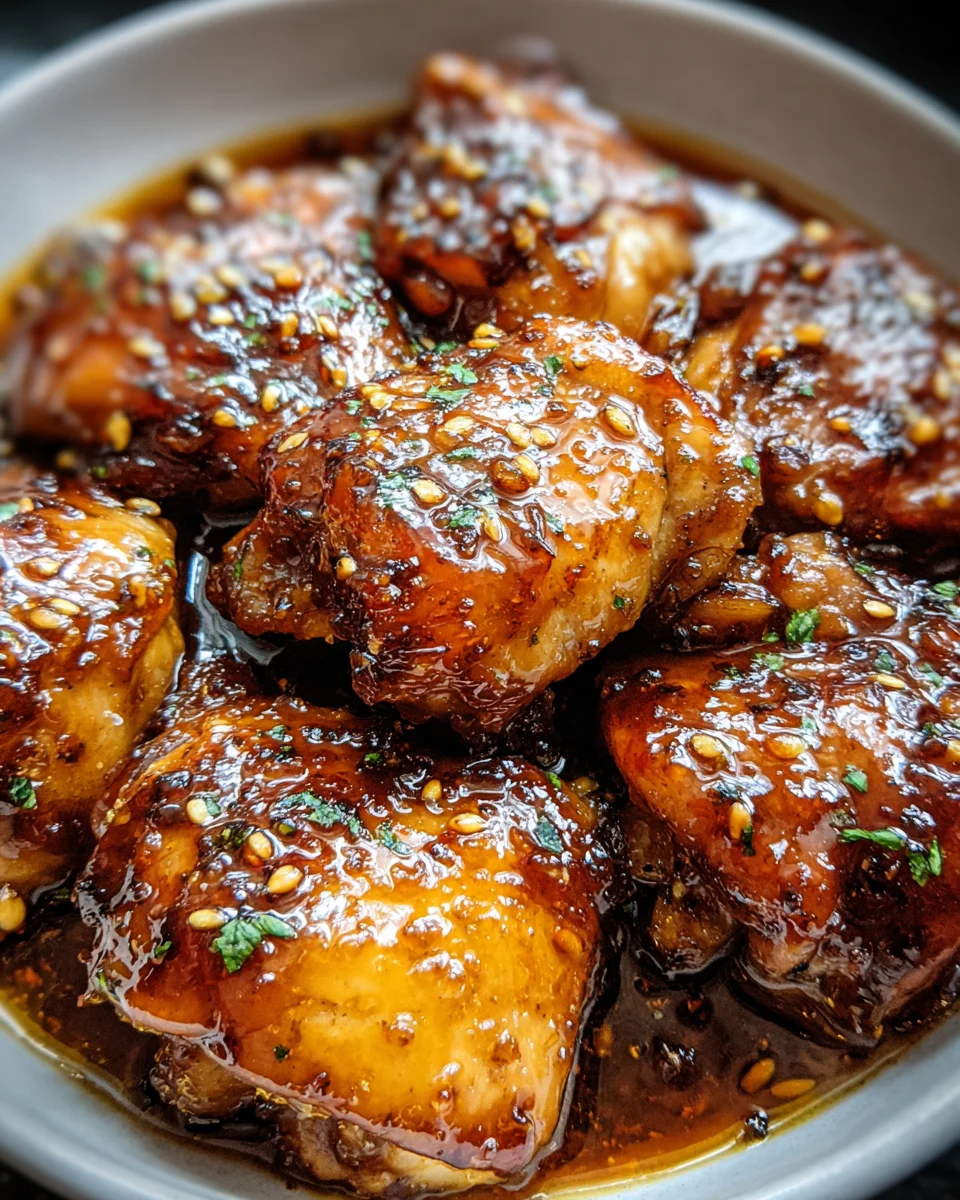 Crockpot Honey Garlic Chicken