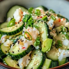 California Roll Cucumber Salad