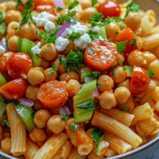 Buffalo Chickpea Pasta Salad