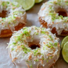 Key Lime Coconut Donuts