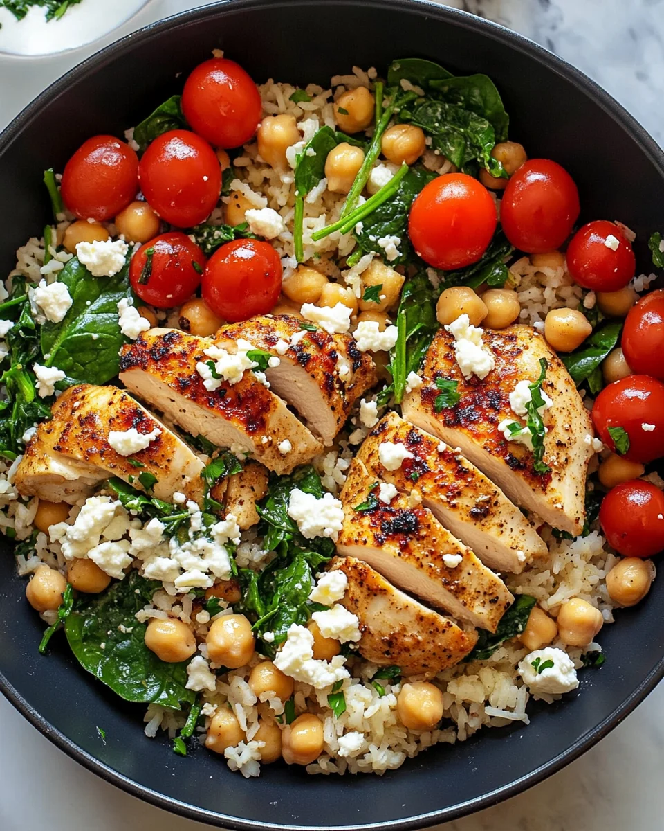 Greek Chicken and Lemon Rice