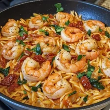 One pot marry me shrimp and orzo pasta