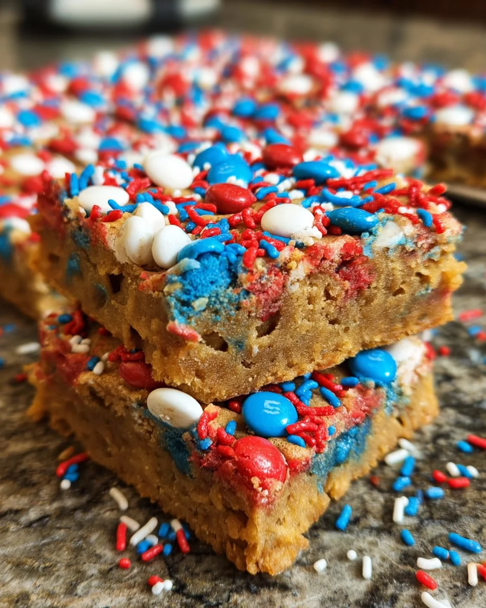 Fireworks Blondies