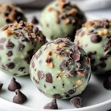 Mint Chocolate Chip Protein Balls