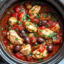 Slow Cooker Mediterranean Chicken