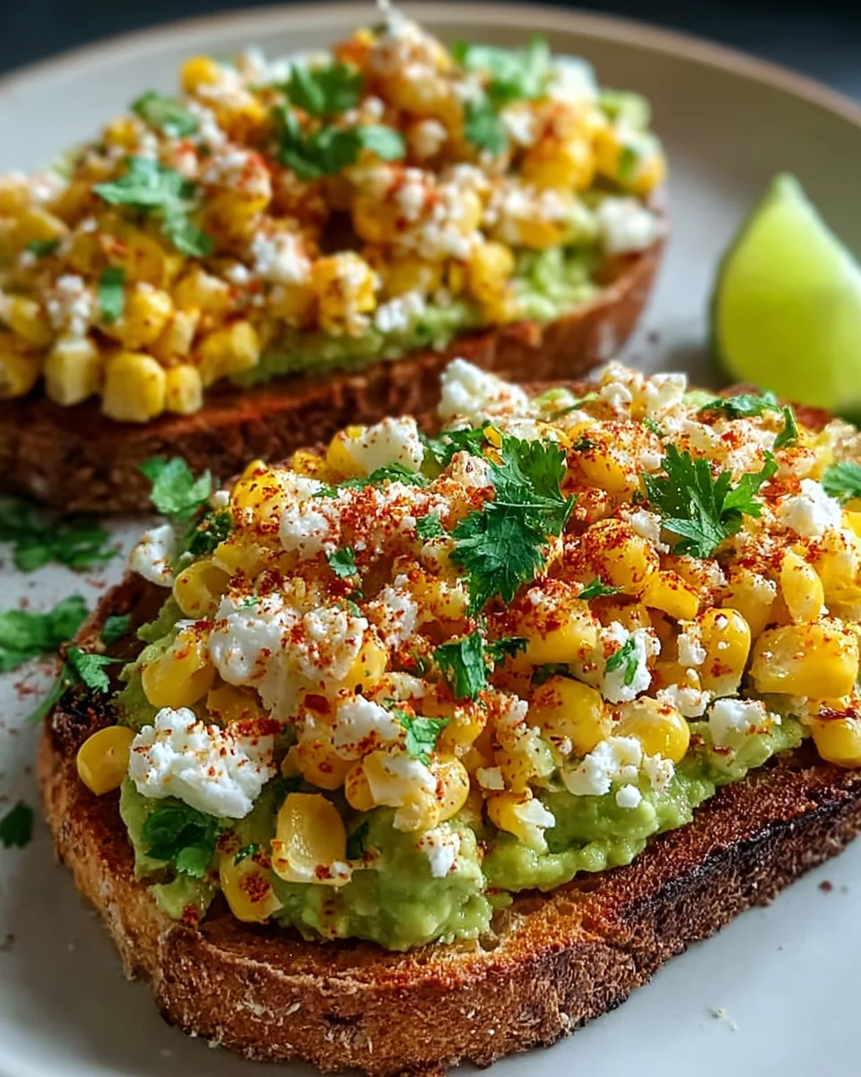 Mexican Street Corn Avocado Toast: A Delicious Twist!